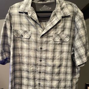 Grey plaid shirt